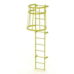 TRI-ARC - Rolling & Wall Mounted Ladders & Platforms Type: Fixed Ladder Style: Safety Cage - Industrial Tool & Supply