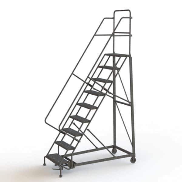 TRI-ARC - Rolling & Wall Mounted Ladders & Platforms Type: Rolling Warehouse Ladder Style: Rolling Safety Ladder - Industrial Tool & Supply
