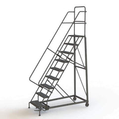 TRI-ARC - Rolling & Wall Mounted Ladders & Platforms Type: Rolling Warehouse Ladder Style: Rolling Safety Ladder - Industrial Tool & Supply
