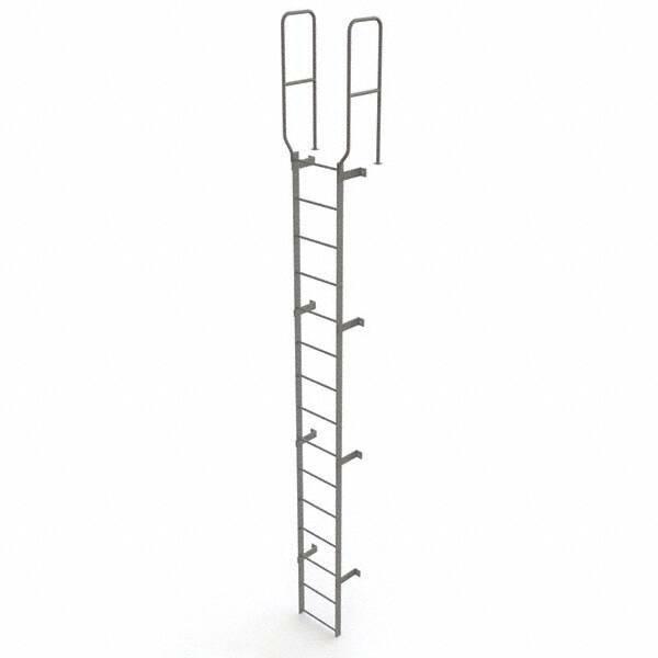 TRI-ARC - Rolling & Wall Mounted Ladders & Platforms Type: Fixed Ladder Style: Safety Cage - Industrial Tool & Supply