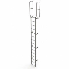 TRI-ARC - Rolling & Wall Mounted Ladders & Platforms Type: Fixed Ladder Style: Safety Cage - Industrial Tool & Supply