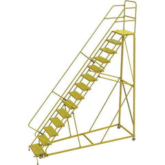 TRI-ARC - Rolling & Wall Mounted Ladders & Platforms Type: Stairway Slope Ladder Style: Forward Descent 50 Degree Incline - Industrial Tool & Supply