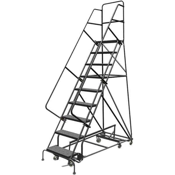 TRI-ARC - Rolling & Wall Mounted Ladders & Platforms Type: All-Directional Ladder Style: Rolling Safety Ladder - Industrial Tool & Supply