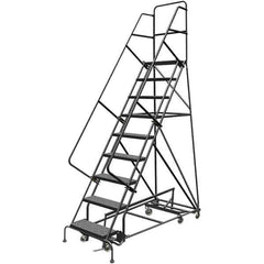 TRI-ARC - Rolling & Wall Mounted Ladders & Platforms Type: All-Directional Ladder Style: Rolling Safety Ladder - Industrial Tool & Supply