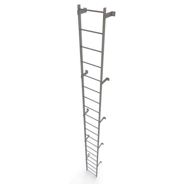 TRI-ARC - Rolling & Wall Mounted Ladders & Platforms Type: Fixed Ladder Style: Safety Cage - Industrial Tool & Supply