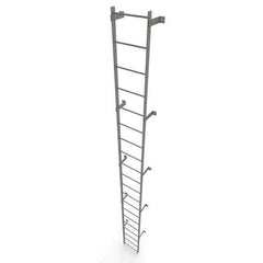 TRI-ARC - Rolling & Wall Mounted Ladders & Platforms Type: Fixed Ladder Style: Safety Cage - Industrial Tool & Supply