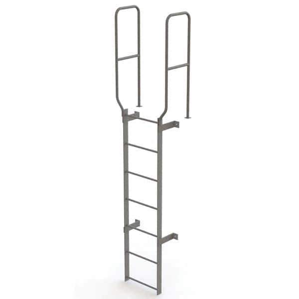 TRI-ARC - Rolling & Wall Mounted Ladders & Platforms Type: Fixed Ladder Style: Safety Cage - Industrial Tool & Supply