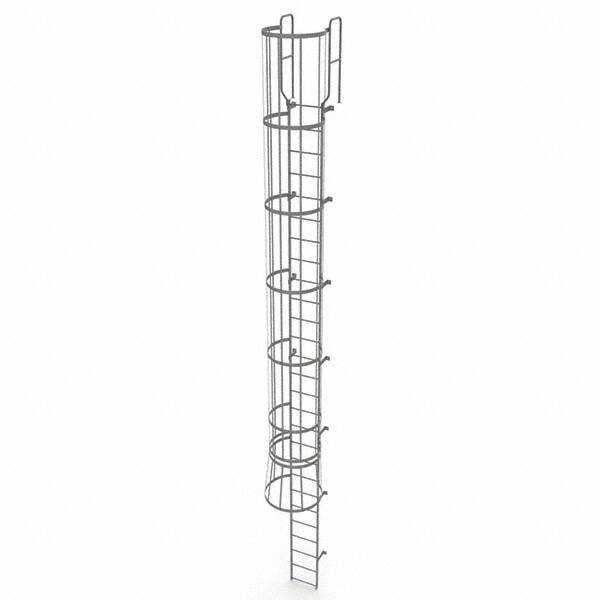 TRI-ARC - Rolling & Wall Mounted Ladders & Platforms Type: Fixed Ladder Style: Safety Cage - Industrial Tool & Supply