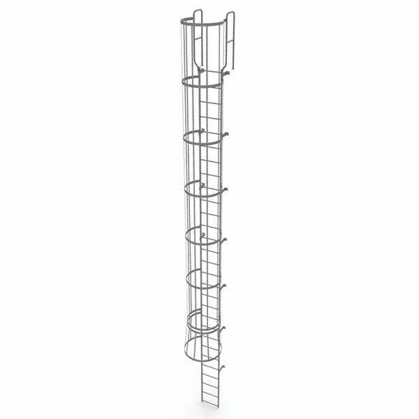 TRI-ARC - Rolling & Wall Mounted Ladders & Platforms Type: Fixed Ladder Style: Safety Cage - Industrial Tool & Supply