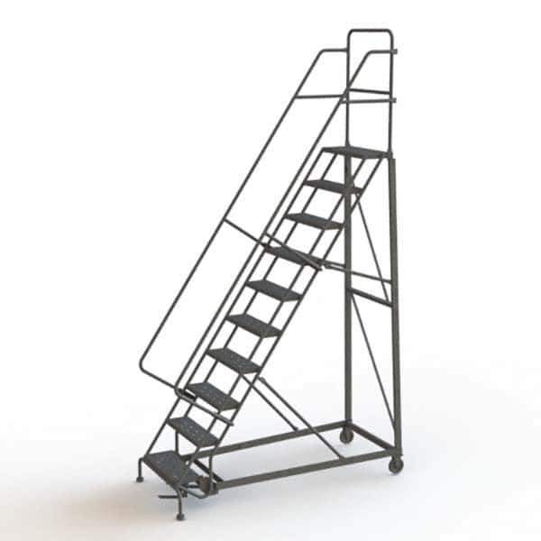 TRI-ARC - Rolling & Wall Mounted Ladders & Platforms Type: Rolling Warehouse Ladder Style: Rolling Safety Ladder - Industrial Tool & Supply