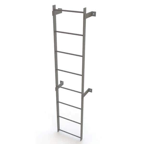 TRI-ARC - Rolling & Wall Mounted Ladders & Platforms Type: Fixed Ladder Style: Safety Cage - Industrial Tool & Supply