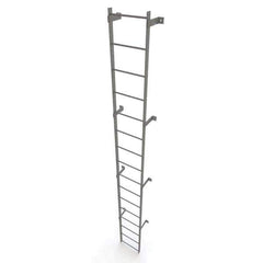 TRI-ARC - Rolling & Wall Mounted Ladders & Platforms Type: Fixed Ladder Style: Safety Cage - Industrial Tool & Supply