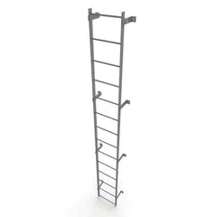 TRI-ARC - Rolling & Wall Mounted Ladders & Platforms Type: Fixed Ladder Style: Safety Cage - Industrial Tool & Supply