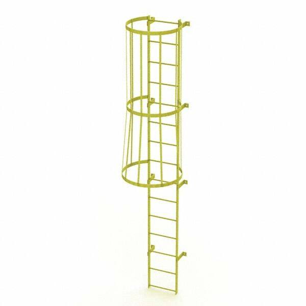 TRI-ARC - Rolling & Wall Mounted Ladders & Platforms Type: Fixed Ladder Style: Safety Cage - Industrial Tool & Supply