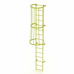 TRI-ARC - Rolling & Wall Mounted Ladders & Platforms Type: Fixed Ladder Style: Safety Cage - Industrial Tool & Supply