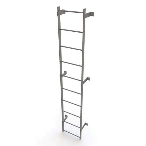 TRI-ARC - Rolling & Wall Mounted Ladders & Platforms Type: Fixed Ladder Style: Safety Cage - Industrial Tool & Supply