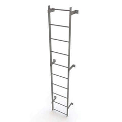 TRI-ARC - Rolling & Wall Mounted Ladders & Platforms Type: Fixed Ladder Style: Safety Cage - Industrial Tool & Supply