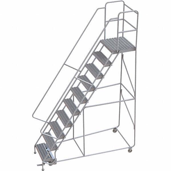 TRI-ARC - Rolling & Wall Mounted Ladders & Platforms Type: Rolling Warehouse Ladder Style: Rolling Safety Ladder - Industrial Tool & Supply