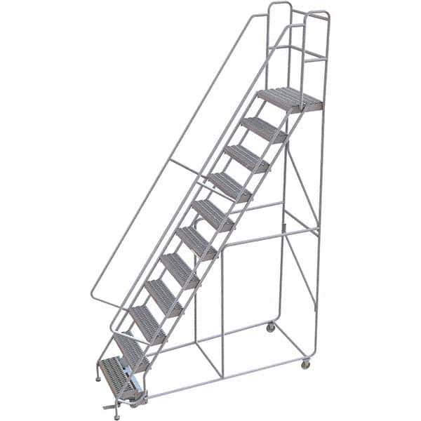 TRI-ARC - Rolling & Wall Mounted Ladders & Platforms Type: Rolling Warehouse Ladder Style: Rolling Safety Ladder - Industrial Tool & Supply