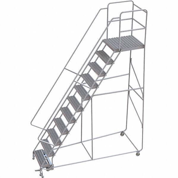 TRI-ARC - Rolling & Wall Mounted Ladders & Platforms Type: Rolling Warehouse Ladder Style: Rolling Safety Ladder - Industrial Tool & Supply