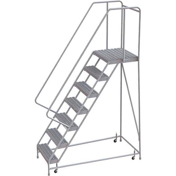 TRI-ARC - Rolling & Wall Mounted Ladders & Platforms Type: Rolling Warehouse Ladder Style: Rolling Safety Ladder - Industrial Tool & Supply