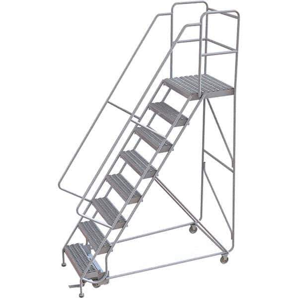 TRI-ARC - Rolling & Wall Mounted Ladders & Platforms Type: Rolling Warehouse Ladder Style: Rolling Safety Ladder - Industrial Tool & Supply