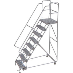 TRI-ARC - Rolling & Wall Mounted Ladders & Platforms Type: Rolling Warehouse Ladder Style: Rolling Safety Ladder - Industrial Tool & Supply