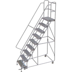 TRI-ARC - Rolling & Wall Mounted Ladders & Platforms Type: Rolling Warehouse Ladder Style: Rolling Safety Ladder - Industrial Tool & Supply