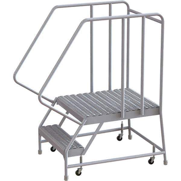 TRI-ARC - Rolling & Wall Mounted Ladders & Platforms Type: Rolling Warehouse Ladder Style: Rolling Safety Ladder - Industrial Tool & Supply