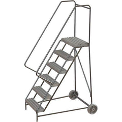 TRI-ARC - Rolling & Wall Mounted Ladders & Platforms Type: Rolling Warehouse Ladder Style: Rolling Safety Ladder - Industrial Tool & Supply