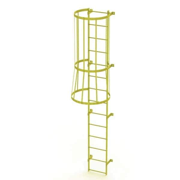 TRI-ARC - Rolling & Wall Mounted Ladders & Platforms Type: Fixed Ladder Style: Safety Cage - Industrial Tool & Supply