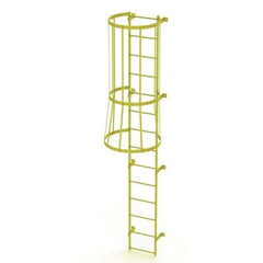 TRI-ARC - Rolling & Wall Mounted Ladders & Platforms Type: Fixed Ladder Style: Safety Cage - Industrial Tool & Supply