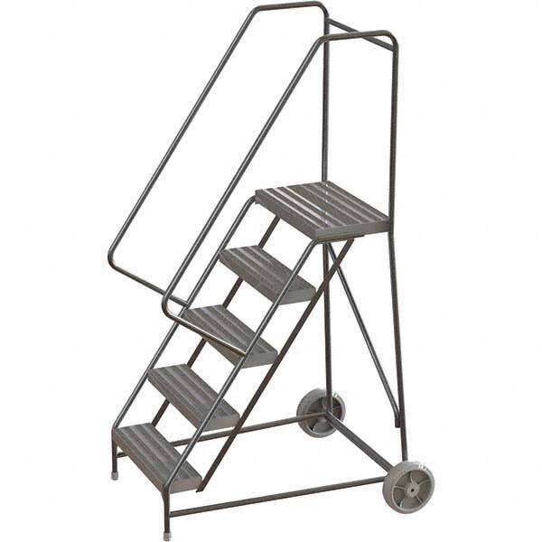 TRI-ARC - Rolling & Wall Mounted Ladders & Platforms Type: Rolling Warehouse Ladder Style: Rolling Safety Ladder - Industrial Tool & Supply