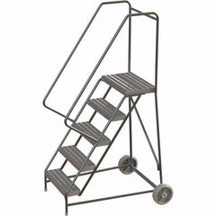 TRI-ARC - Rolling & Wall Mounted Ladders & Platforms Type: Rolling Warehouse Ladder Style: Rolling Safety Ladder - Industrial Tool & Supply