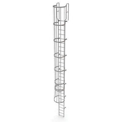 TRI-ARC - Rolling & Wall Mounted Ladders & Platforms Type: Fixed Ladder Style: Safety Cage - Industrial Tool & Supply
