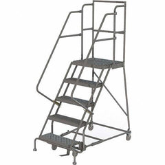 TRI-ARC - Rolling & Wall Mounted Ladders & Platforms Type: Rolling Warehouse Ladder Style: Rolling Platform Ladder - Industrial Tool & Supply