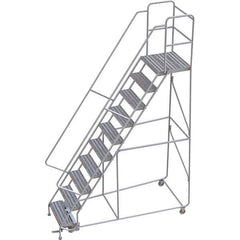 TRI-ARC - Rolling & Wall Mounted Ladders & Platforms Type: Rolling Warehouse Ladder Style: Rolling Safety Ladder - Industrial Tool & Supply