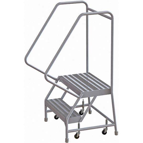 TRI-ARC - Rolling & Wall Mounted Ladders & Platforms Type: Rolling Warehouse Ladder Style: Rolling Safety Ladder - Industrial Tool & Supply