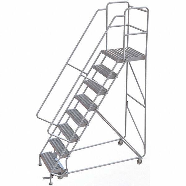 TRI-ARC - Rolling & Wall Mounted Ladders & Platforms Type: Rolling Warehouse Ladder Style: Rolling Safety Ladder - Industrial Tool & Supply