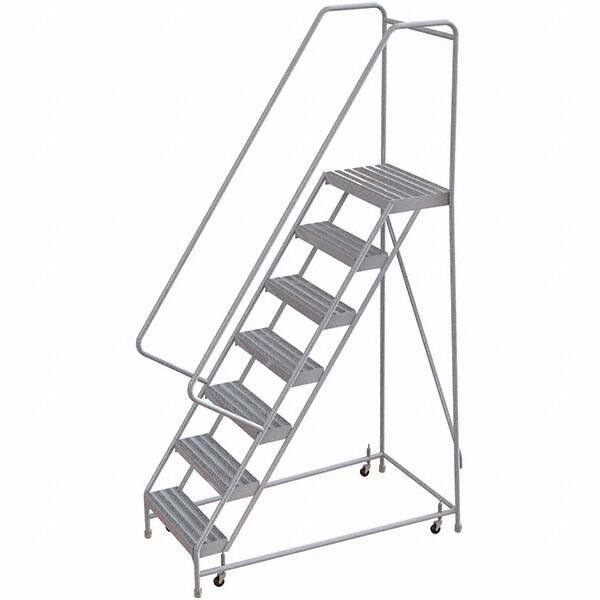 TRI-ARC - Rolling & Wall Mounted Ladders & Platforms Type: Rolling Warehouse Ladder Style: Rolling Safety Ladder - Industrial Tool & Supply