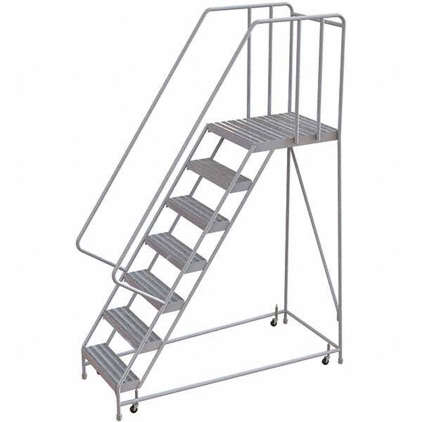 TRI-ARC - Rolling & Wall Mounted Ladders & Platforms Type: Rolling Warehouse Ladder Style: Rolling Safety Ladder - Industrial Tool & Supply
