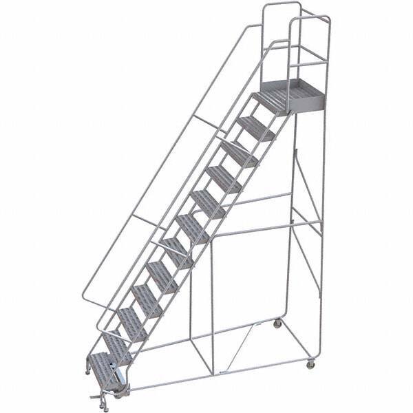 TRI-ARC - Rolling & Wall Mounted Ladders & Platforms Type: Rolling Warehouse Ladder Style: Rolling Safety Ladder - Industrial Tool & Supply