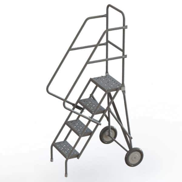 TRI-ARC - Rolling & Wall Mounted Ladders & Platforms Type: Rolling Style: Rolling Platform Ladder - Industrial Tool & Supply