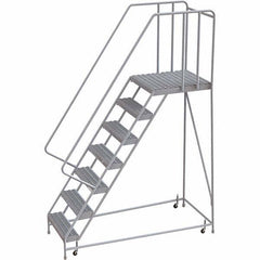 TRI-ARC - Rolling & Wall Mounted Ladders & Platforms Type: Rolling Warehouse Ladder Style: Rolling Safety Ladder - Industrial Tool & Supply