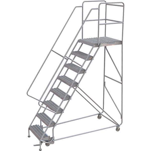 TRI-ARC - Rolling & Wall Mounted Ladders & Platforms Type: Rolling Warehouse Ladder Style: Rolling Safety Ladder - Industrial Tool & Supply