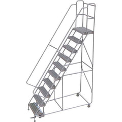 TRI-ARC - Rolling & Wall Mounted Ladders & Platforms Type: Rolling Warehouse Ladder Style: Rolling Safety Ladder - Industrial Tool & Supply