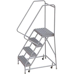 TRI-ARC - Rolling & Wall Mounted Ladders & Platforms Type: Rolling Warehouse Ladder Style: Rolling Safety Ladder - Industrial Tool & Supply