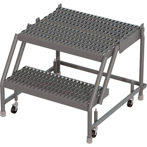 TRI-ARC - Rolling & Wall Mounted Ladders & Platforms Type: Rolling Warehouse Ladder Style: Rolling Platform Ladder - Industrial Tool & Supply