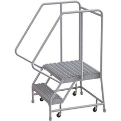 TRI-ARC - Rolling & Wall Mounted Ladders & Platforms Type: Rolling Warehouse Ladder Style: Rolling Safety Ladder - Industrial Tool & Supply