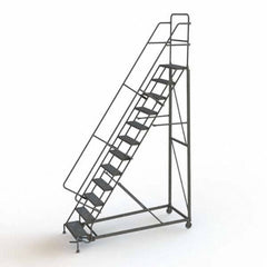 TRI-ARC - Rolling & Wall Mounted Ladders & Platforms Type: Rolling Warehouse Ladder Style: Rolling Safety Ladder - Industrial Tool & Supply